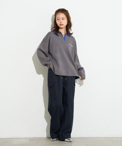 B-DAY STORE 拼色Polo針織POLO衫