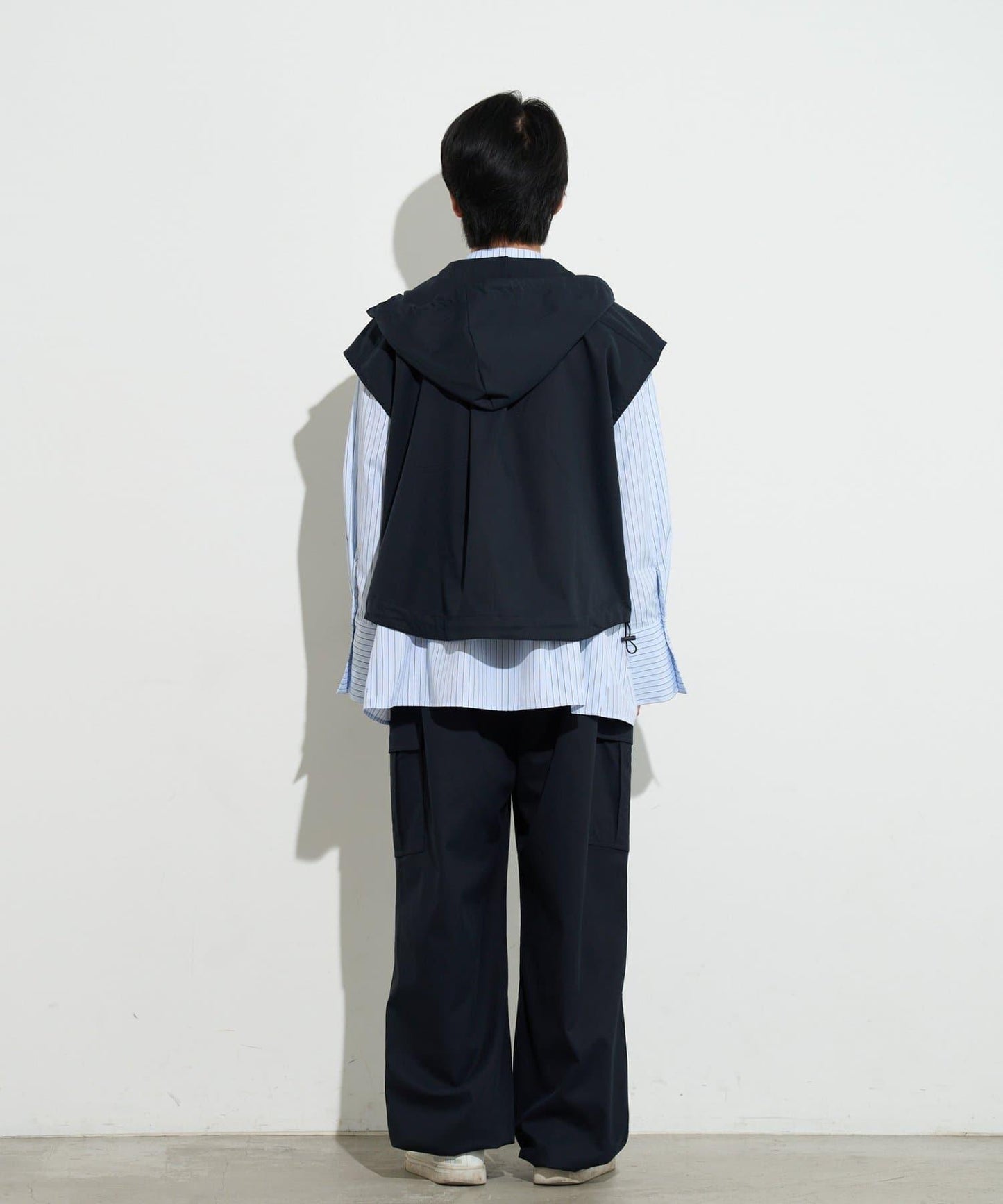 男士闊腿工裝褲