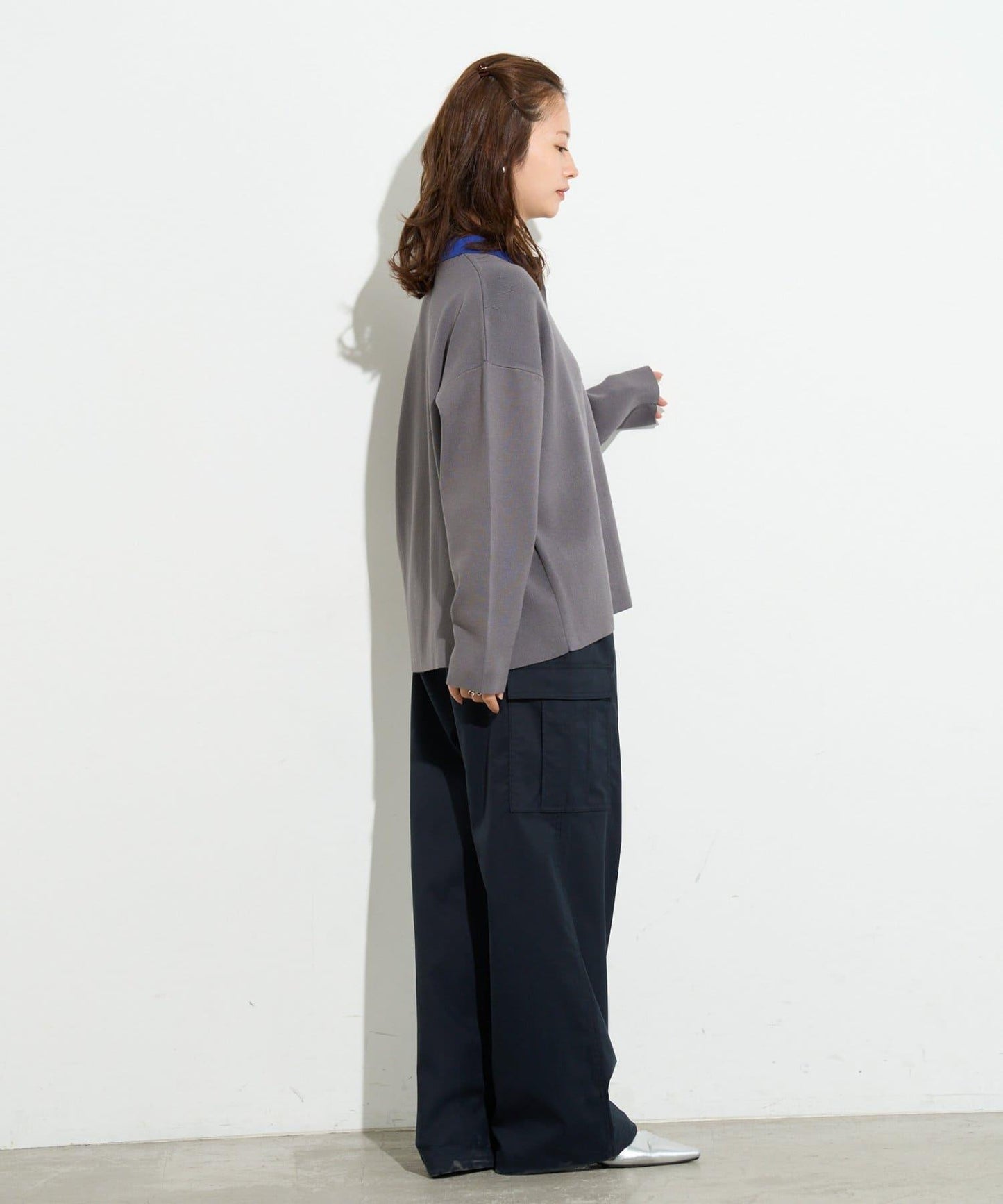 B-DAY STORE 拼色Polo針織POLO衫