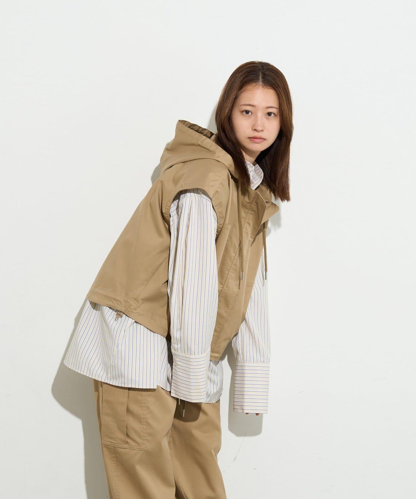 女款連帽背心