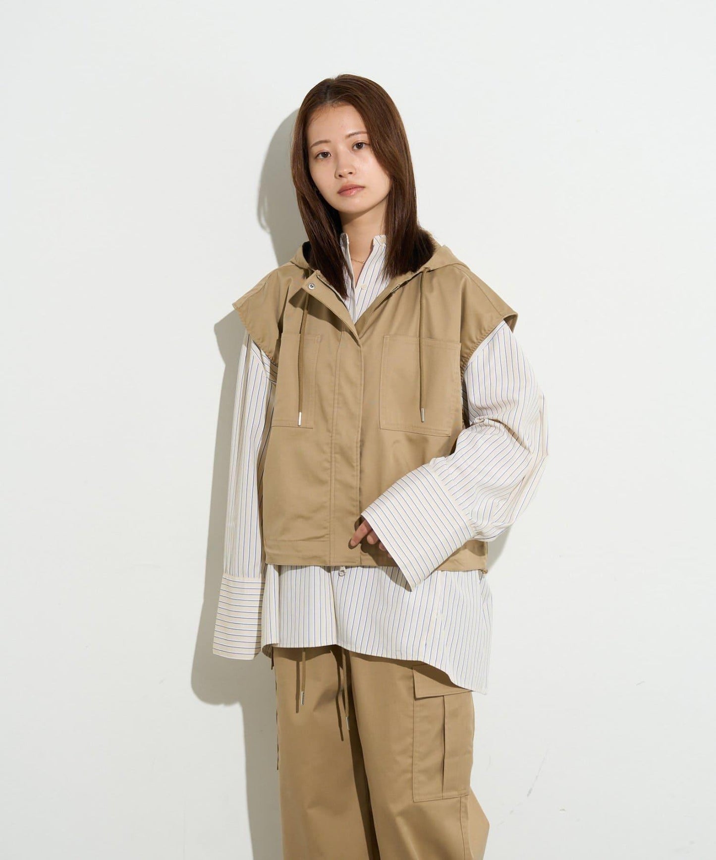 B-DAY STORE 袖口設計 女士襯衫