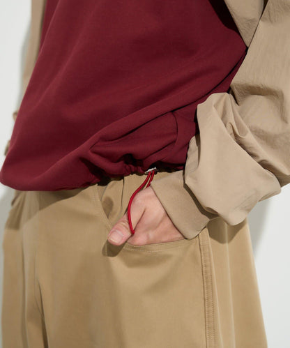 男士闊腿工裝褲