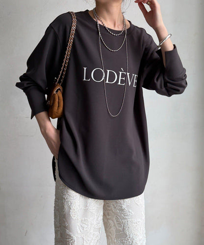 喬其面料 LODEVE logo 設計 T恤襯衫