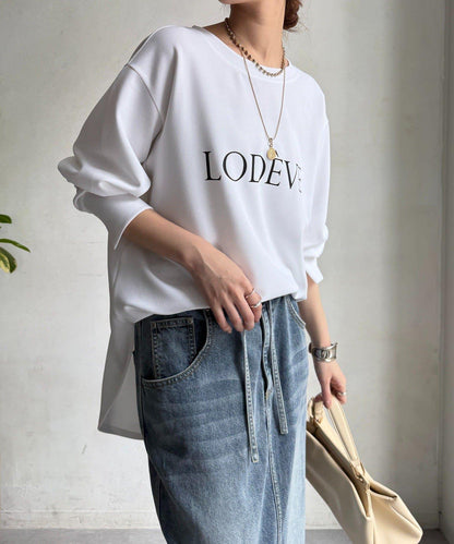 喬其面料 LODEVE logo 設計 T恤襯衫