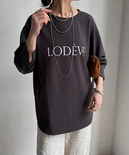 喬其面料 LODEVE logo 設計 T恤襯衫
