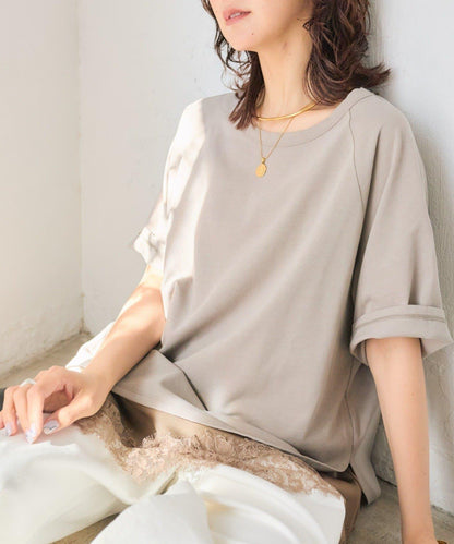 Influencer Yossshiiii企劃 復古天竺 五分袖 Tee