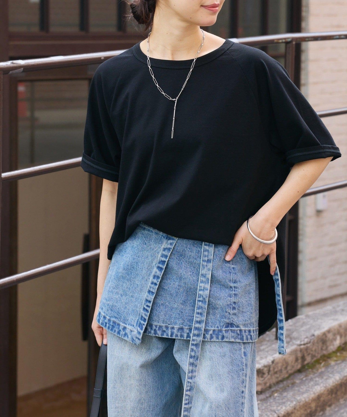 Influencer Yossshiiii企劃 復古天竺 五分袖 Tee