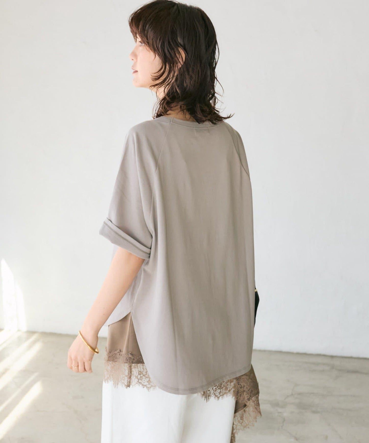 Influencer Yossshiiii企劃 復古天竺 五分袖 Tee