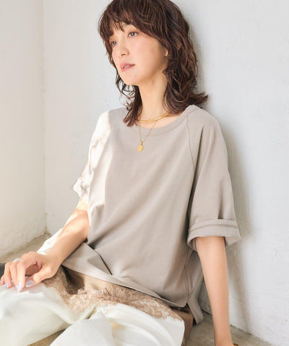 Influencer Yossshiiii企劃 復古天竺 五分袖 Tee