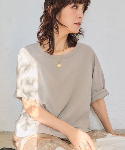 Influencer Yossshiiii企劃 復古天竺 五分袖 Tee