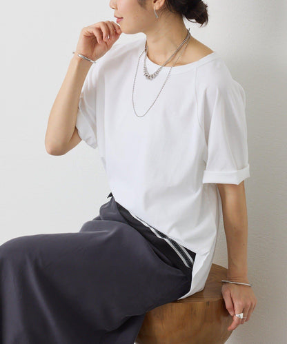 Influencer Yossshiiii企劃 復古天竺 五分袖 Tee