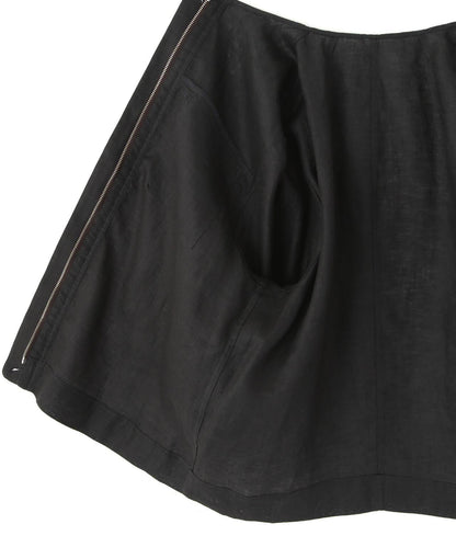 Hardman亞麻 無領短外套