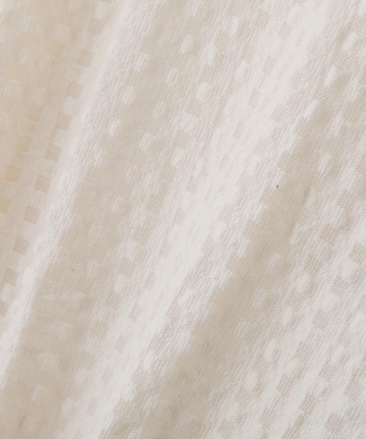 拉舍爾格紋蕾絲 拉鍊短外套