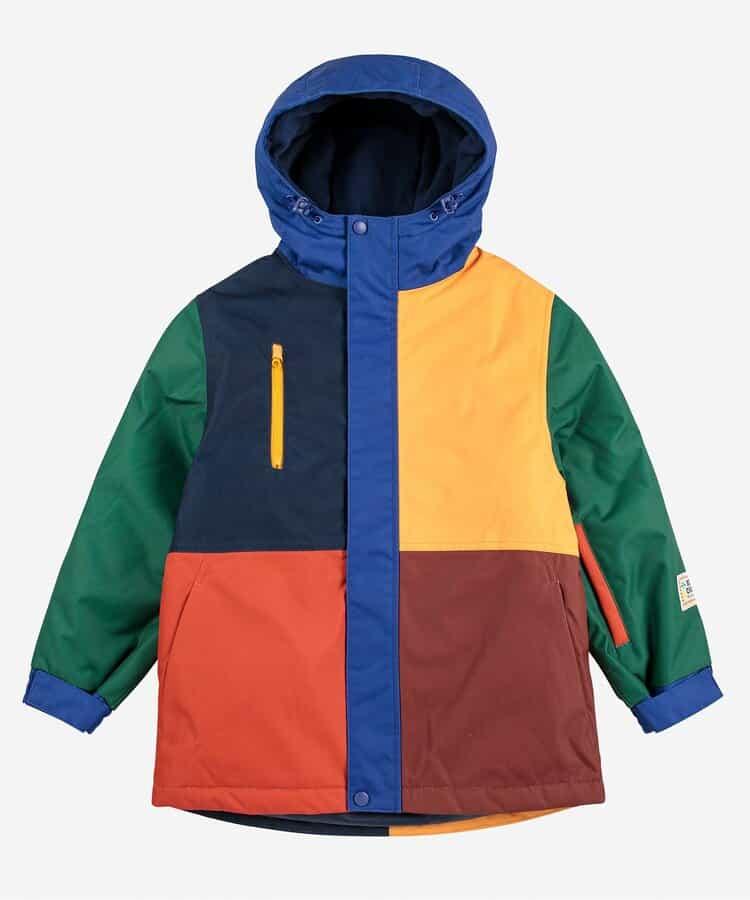 兒童 colorblock 滑雪夾克