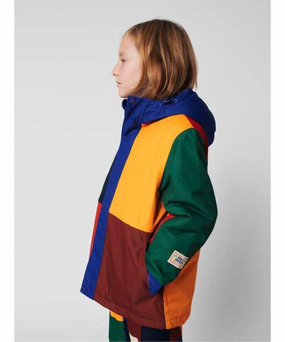兒童 colorblock 滑雪夾克