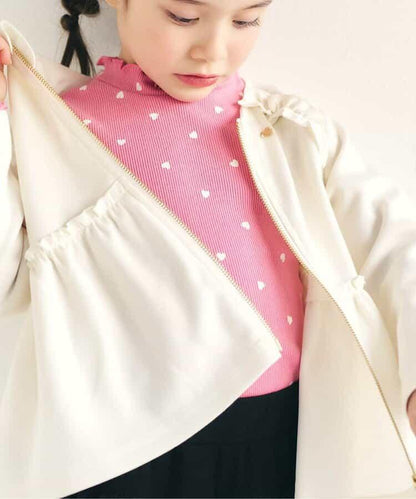 傘擺 荷葉邊 針織 夾克