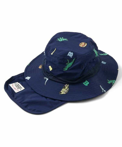刺繡點綴 防曬UV 抗潑水 戶外帽