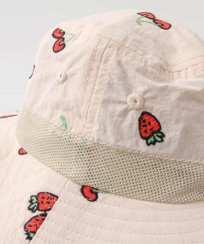 刺繡點綴 防曬UV 抗潑水 戶外帽