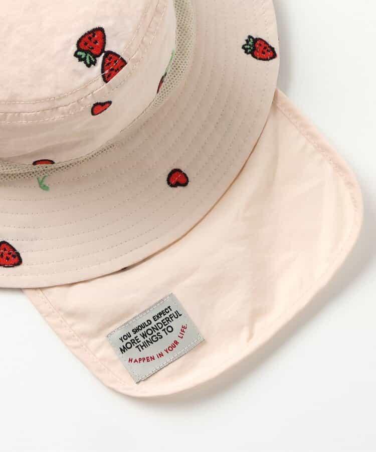 刺繡點綴 防曬UV 抗潑水 戶外帽