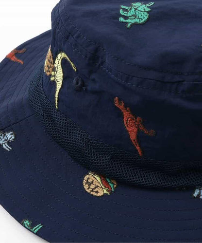 刺繡點綴 防曬UV 抗潑水 戶外帽
