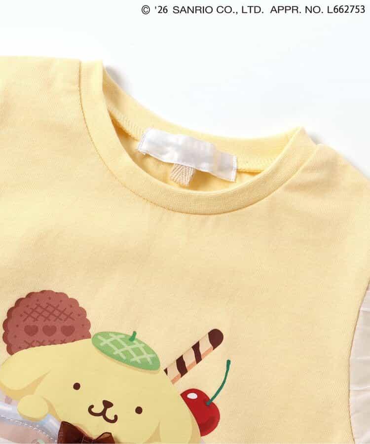 ポムポムプリン（布丁狗） 泡泡袖T恤