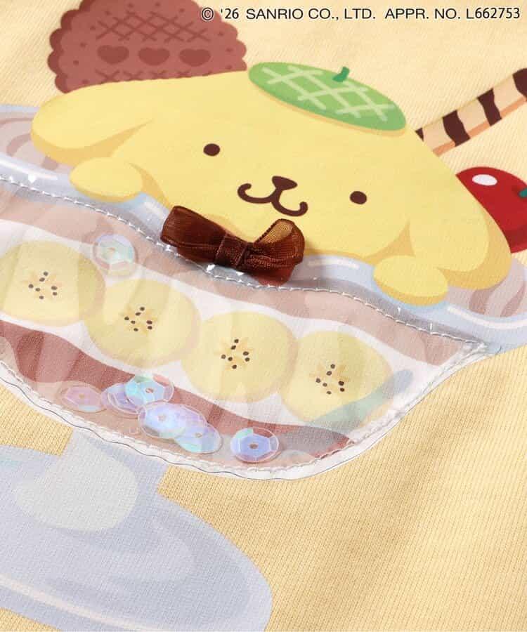 ポムポムプリン（布丁狗） 泡泡袖T恤