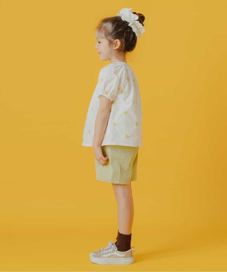 玫瑰黃花滿刺繡 女襯衫