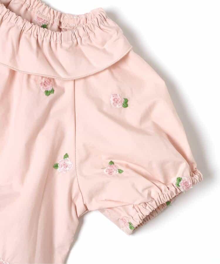 玫瑰黃花滿刺繡 女襯衫