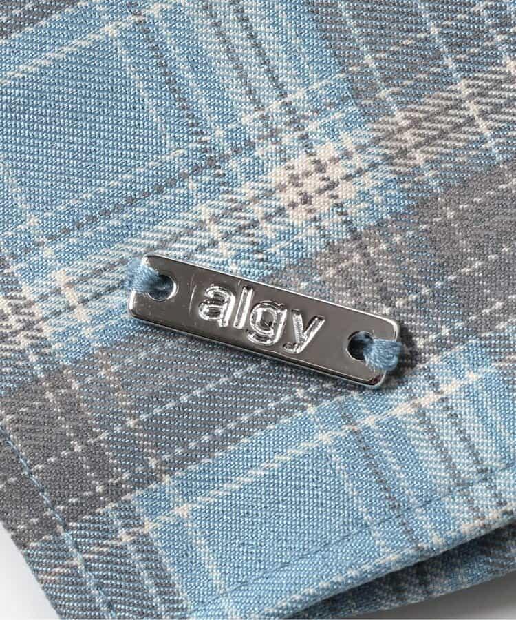 格紋束胸上衣與襯衫纏繞風裙褲套裝