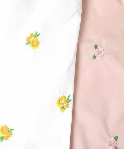 玫瑰黃花滿刺繡 女襯衫