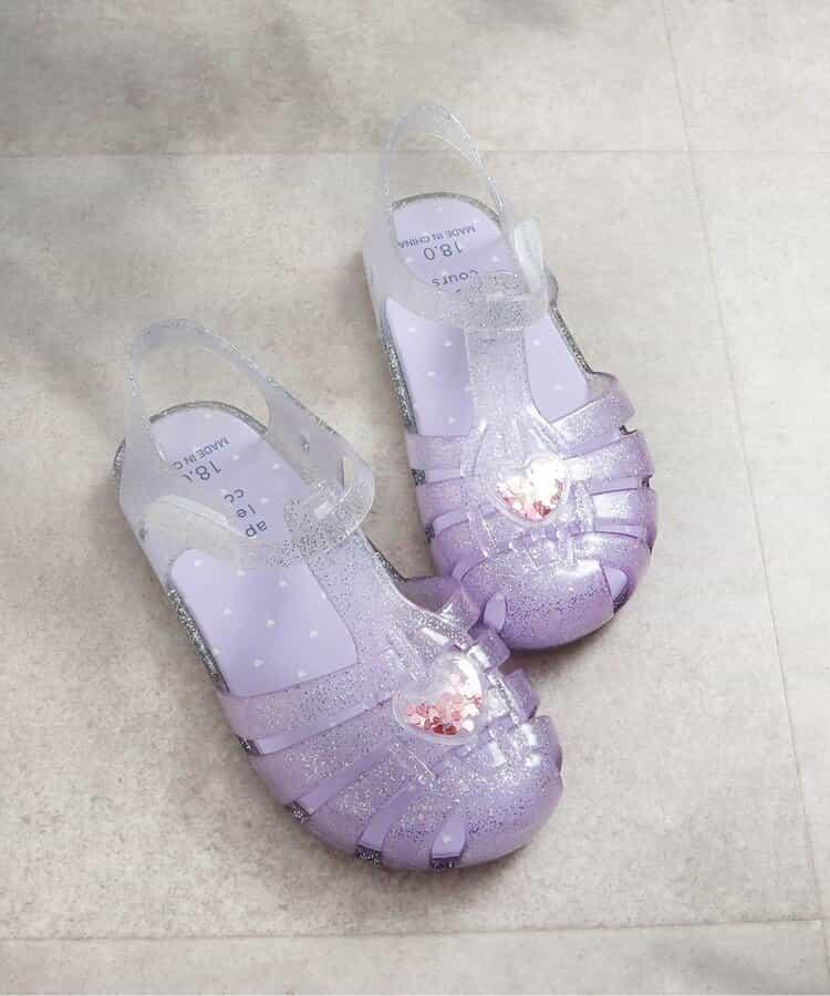圖案果凍涼鞋