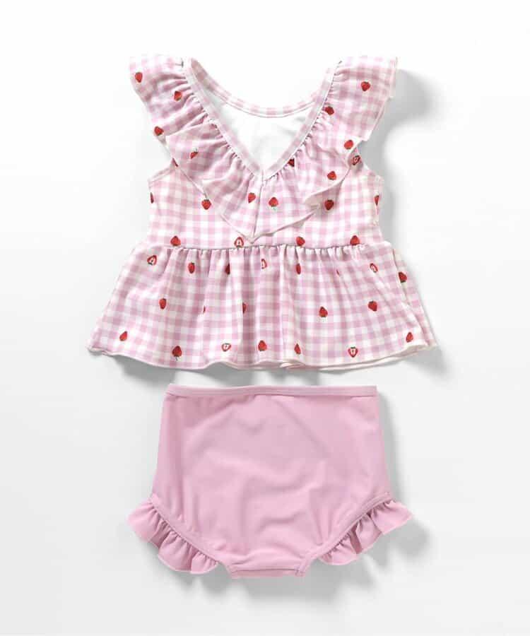 荷葉邊荷葉擺設計 分體泳裝