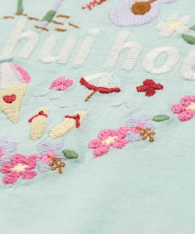 夏威夷刺繡短袖T恤