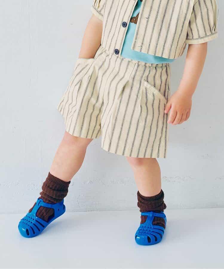 褶襉設計 可搭配同款成套 彈力面料 半身裙褲 休閒短褲