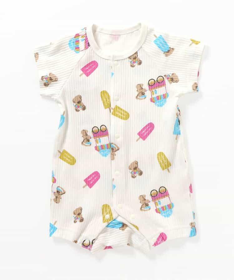 tiny bear 冰淇淋店主題 圍兜連體衣套裝