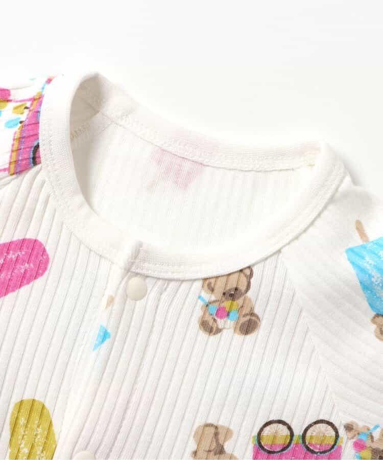 tiny bear 冰淇淋店主題 圍兜連體衣套裝