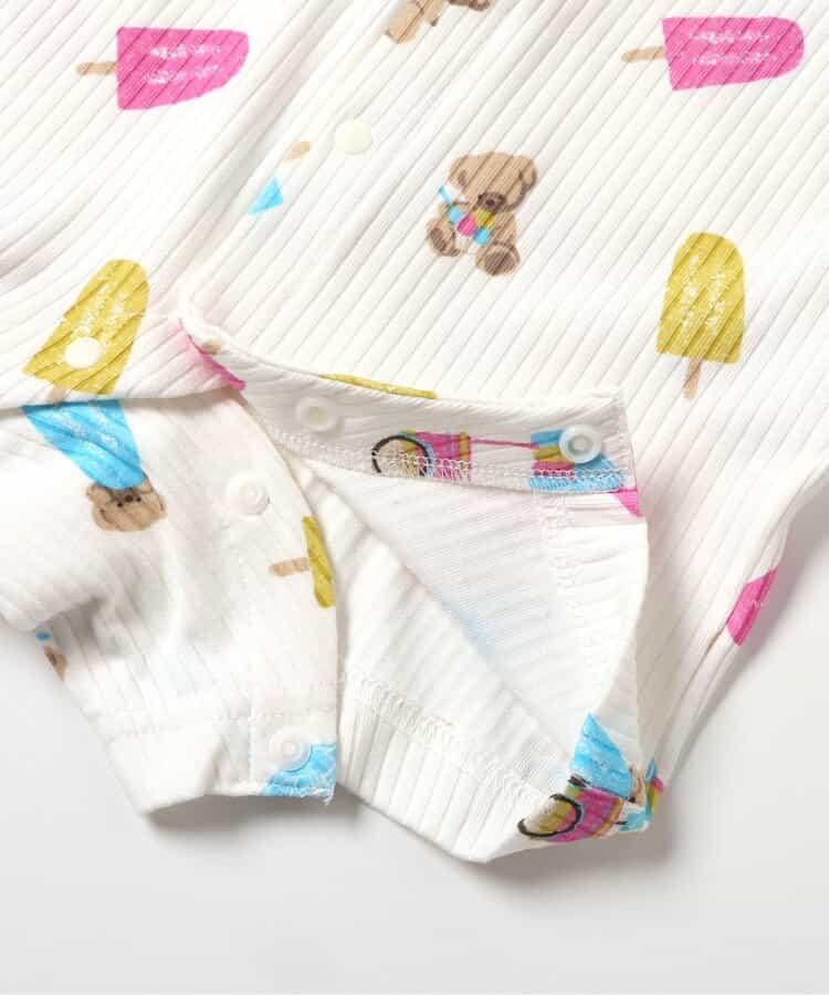 tiny bear 冰淇淋店主題 圍兜連體衣套裝