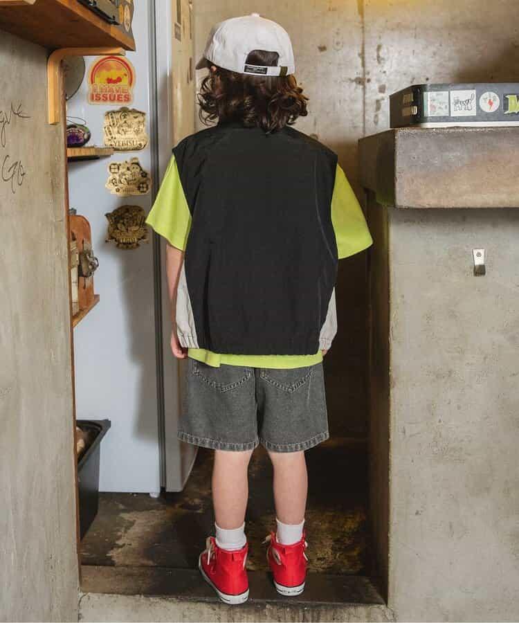 彩色牛仔五分短褲