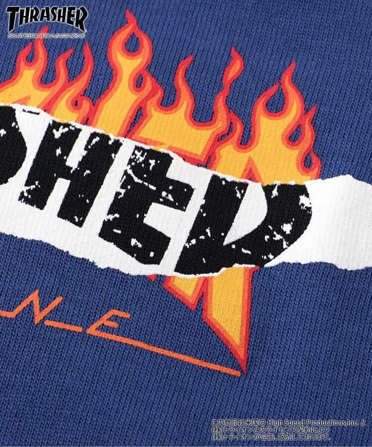 鏈接圖案 THRASHER 連體衣