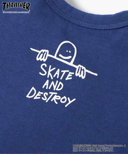 鏈接圖案 THRASHER 連體衣