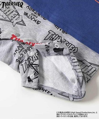 鏈接圖案 THRASHER 連體衣