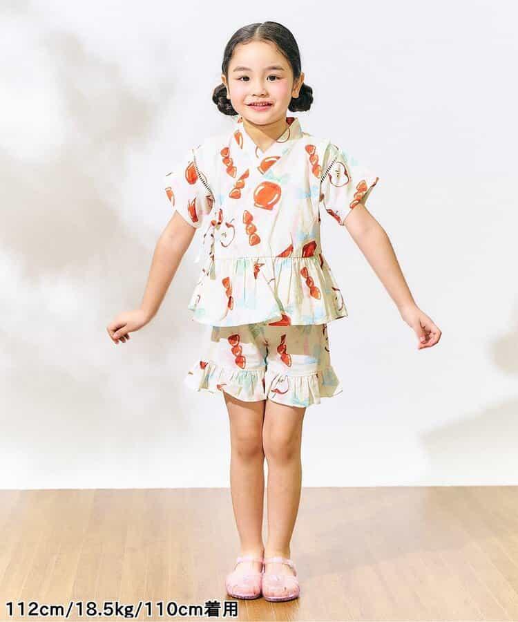 多彩GIRLS圖案 甚平