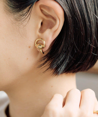 【ear PAPILLONNER】ホースビットイヤリング