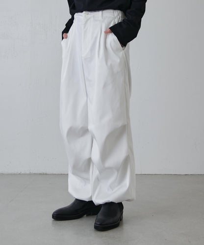 高捻面料 寬鬆設計 降落傘褲