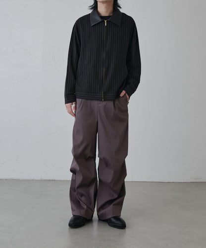 高捻面料 寬鬆設計 降落傘褲