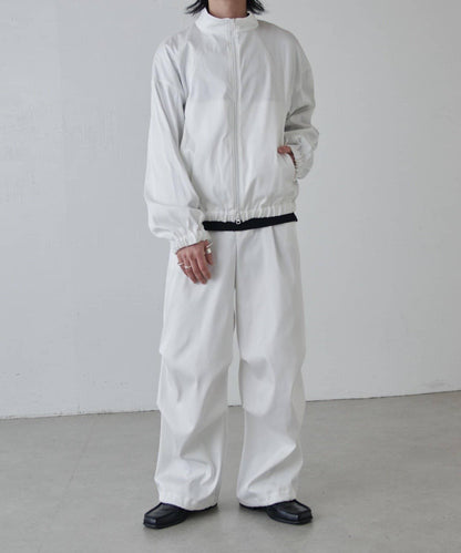 可水洗雙層緞面夾克