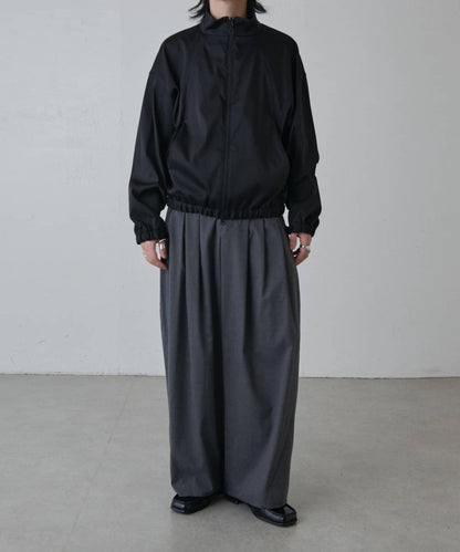 可水洗雙層緞面夾克