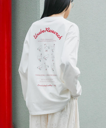 鳥貴族×UR UnuboResearch LONG-SLEEVE T-SHIRTS A 長袖T恤