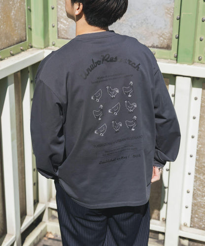 鳥貴族×UR UnuboResearch LONG-SLEEVE T-SHIRTS A 長袖T恤
