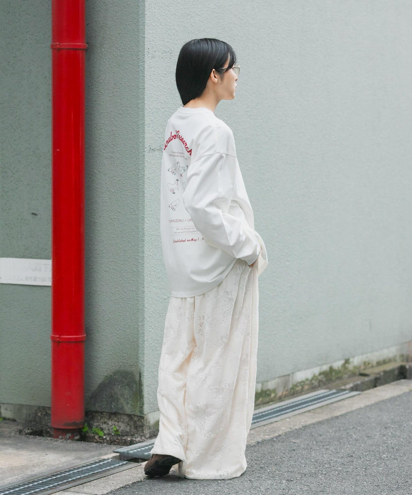 鳥貴族×UR UnuboResearch LONG-SLEEVE T-SHIRTS A 長袖T恤
